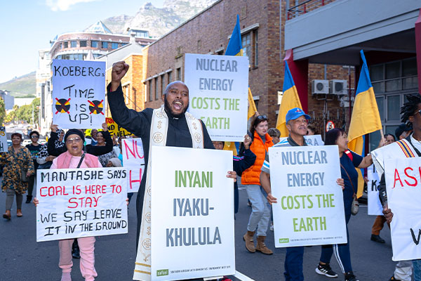 Climate change protesters